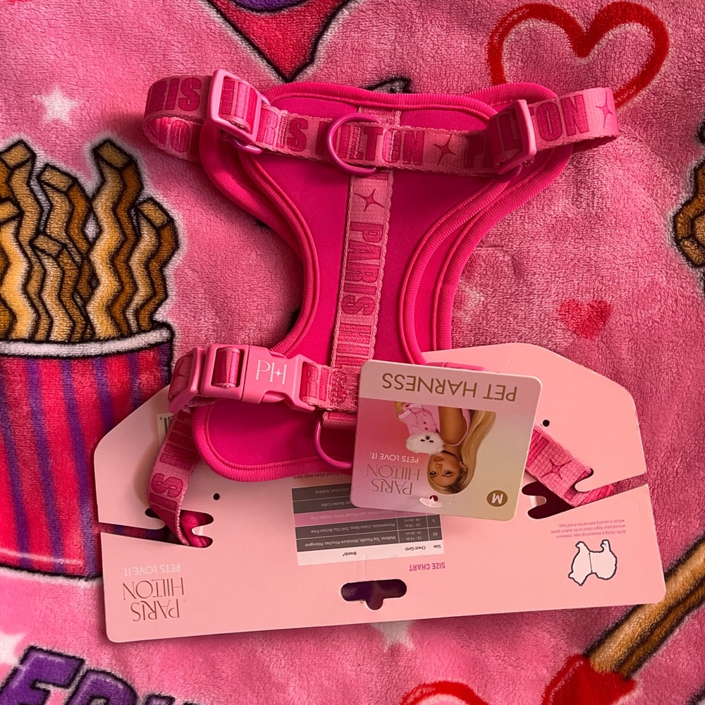 Pink Paris Hilton Pet Harness